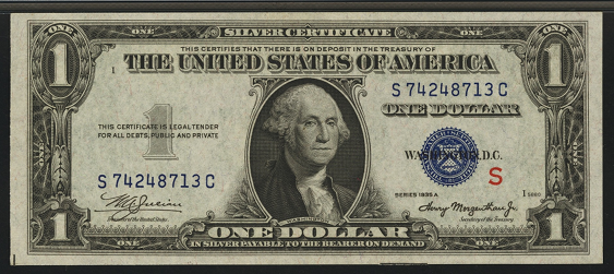 1935A $1 Silver Certificate Value - How much is 1935A $1 Bill Worth ...