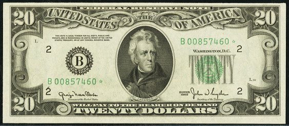 1950A $20 Federal Reserve Note Value - How much is 1950A $20 Bill Worth ...