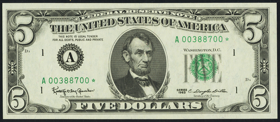 1969-5-federal-reserve-note-value-how-much-is-1969-5-bill-worth